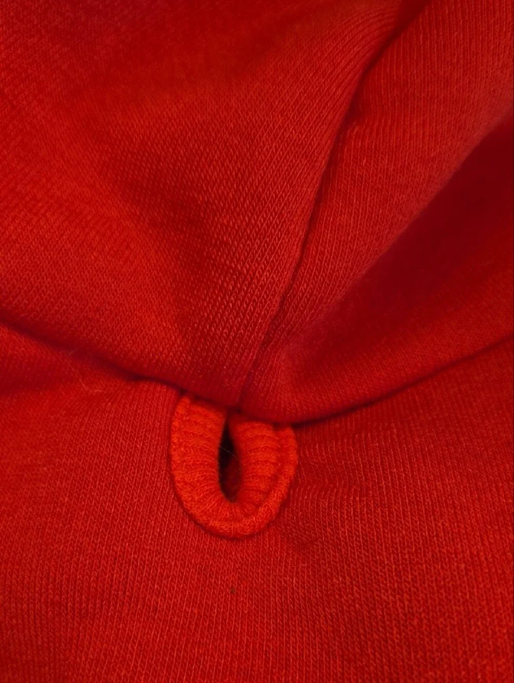Red Fleece Dog Hoodie with Hood - Unbranded